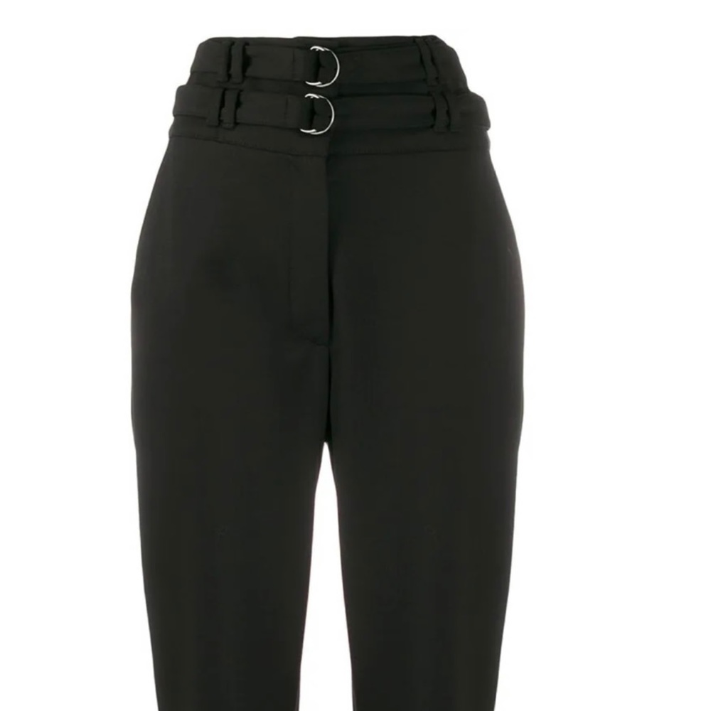 Proenza Schouler high waisted black trousers